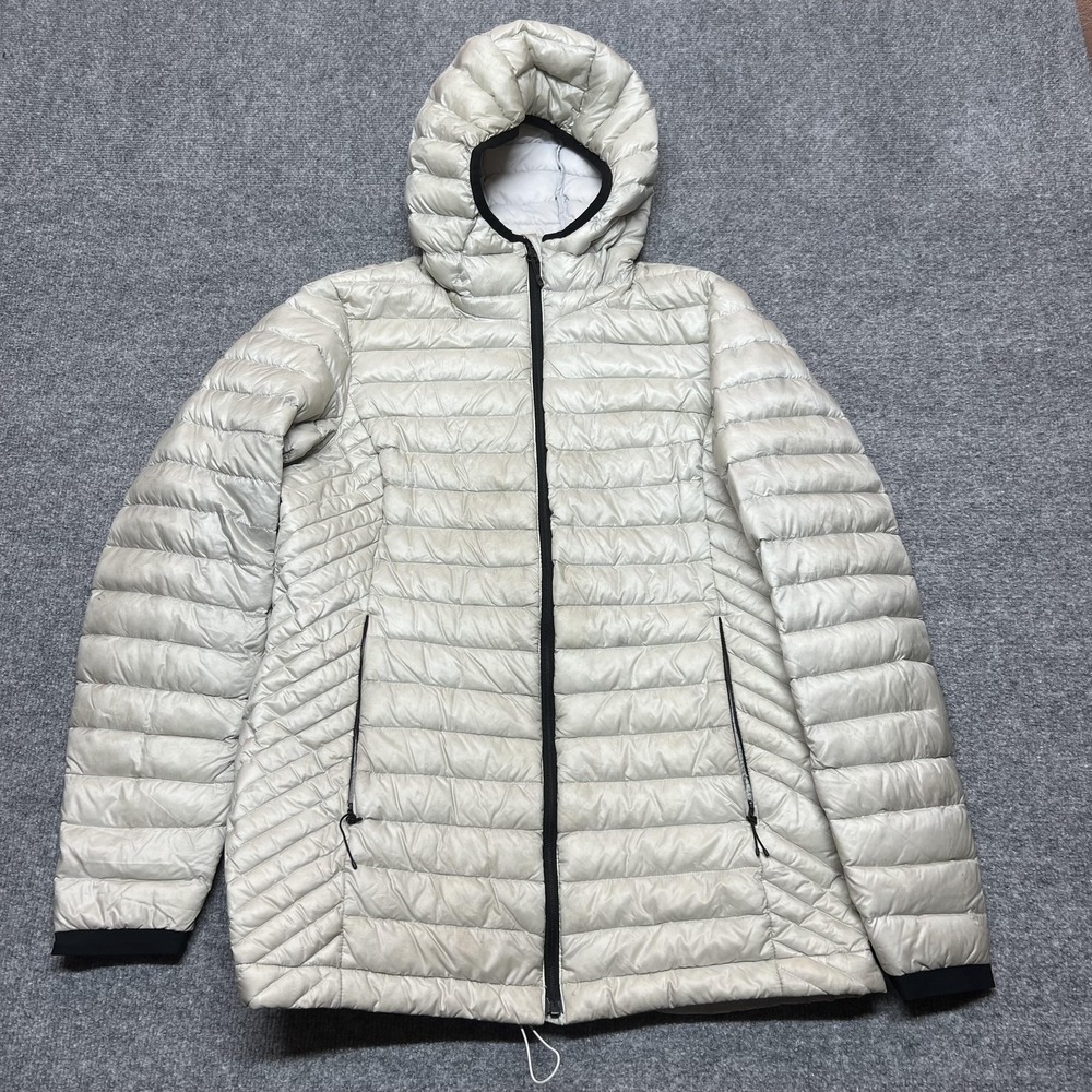 Duluth Pertex Quantum Jacket Womens Medium Down Puffer Hooded Full Zip